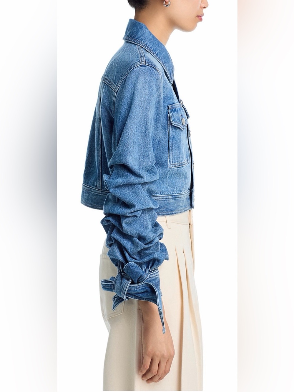 Alice + Olivia Tiff Denim Jacket - Picture 5 of 13